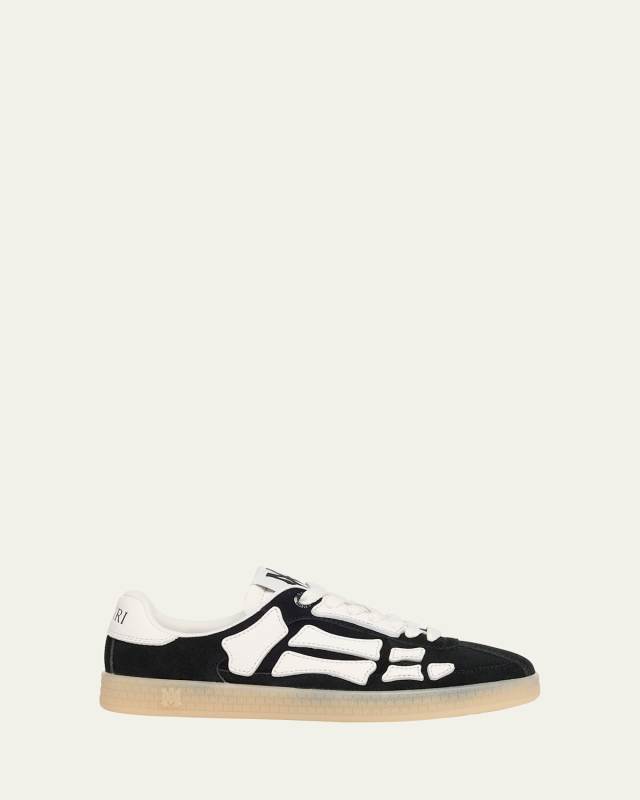 Pacific Bones Mixed Leather Sneakers
